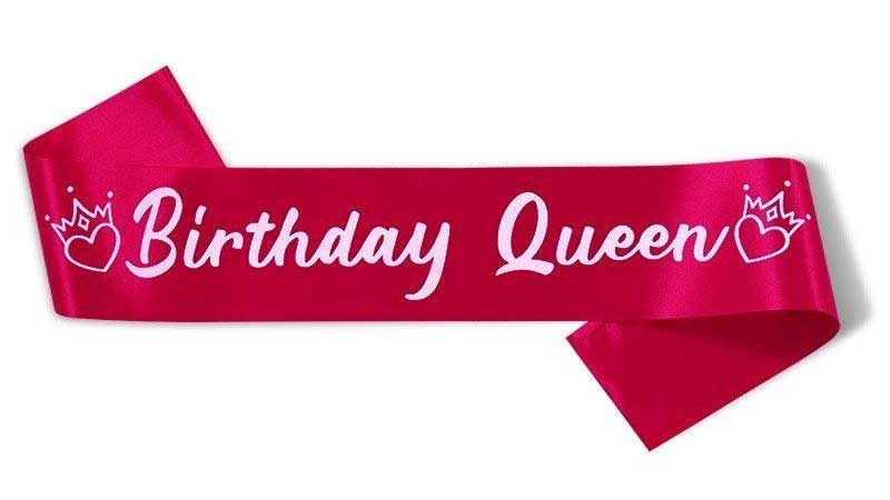 In sash, băng đeo chéo theo yêu cầu 16 Mẫu dải băng đeo chéo cho tiệc Bride to Be, Birthday Queen
