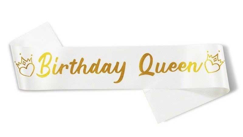 In sash, băng đeo chéo theo yêu cầu 17 Mẫu dải băng đeo chéo cho tiệc Bride to Be, Birthday Queen