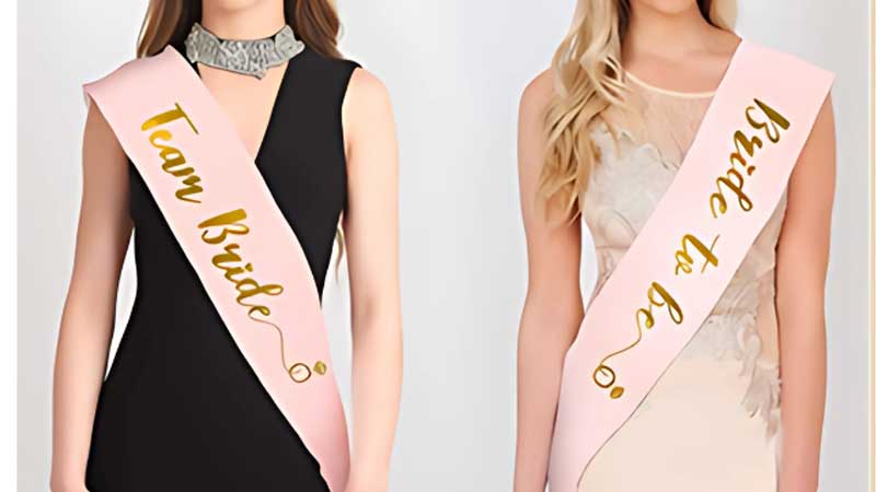 In sash, băng đeo chéo theo yêu cầu 19 Mẫu dải băng đeo chéo cho tiệc Bride to Be, Birthday Queen