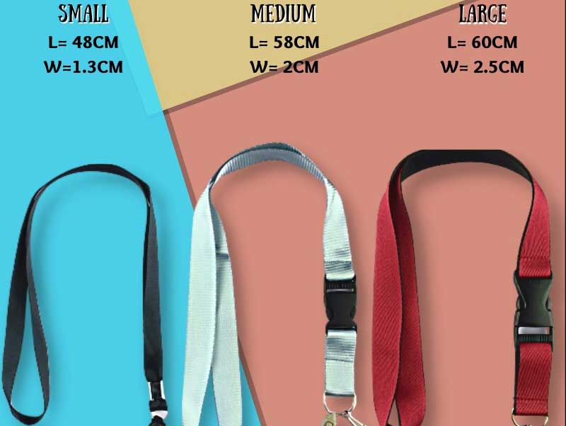 Lanyard là gì? Các loại dây đeo thẻ và ứng dụng phổ biến 4 Phân loại theo bản rộng dây